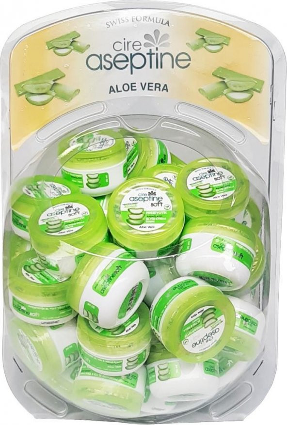 Cire Aseptine Krem 30ml Prebiyotik Aloe Vera 50'li Stand ürün görseli 1