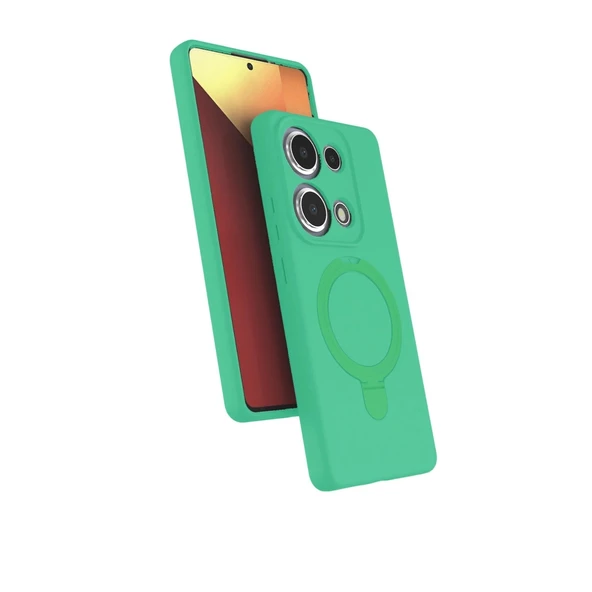 Xiaomi Redmi Note 13 Pro 4g Regal Magsafe Standlı Kapak - Yeşil ürün görseli 1