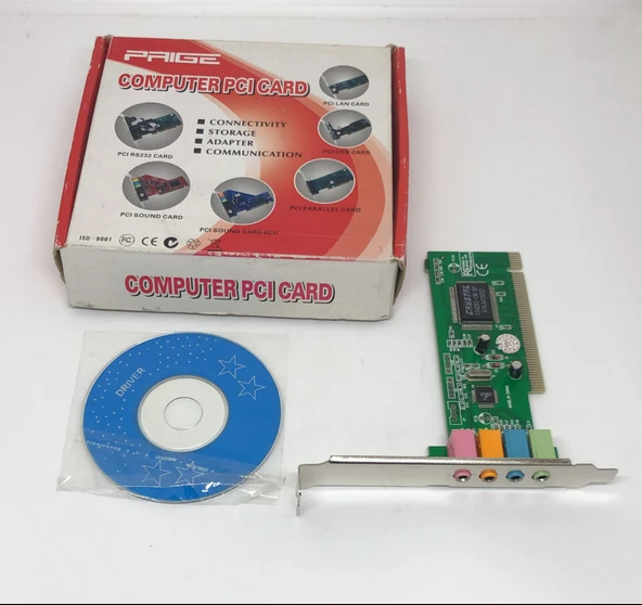 Pci ses kartı pc için ses kartı pci ses kartı ürün görseli 1