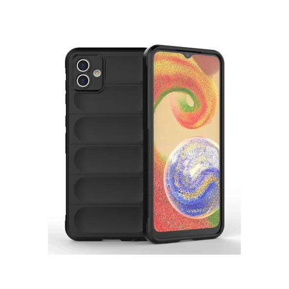 Samsung Galaxy A04 Kılıf Optimum Silikon - Siyah ürün görseli 1