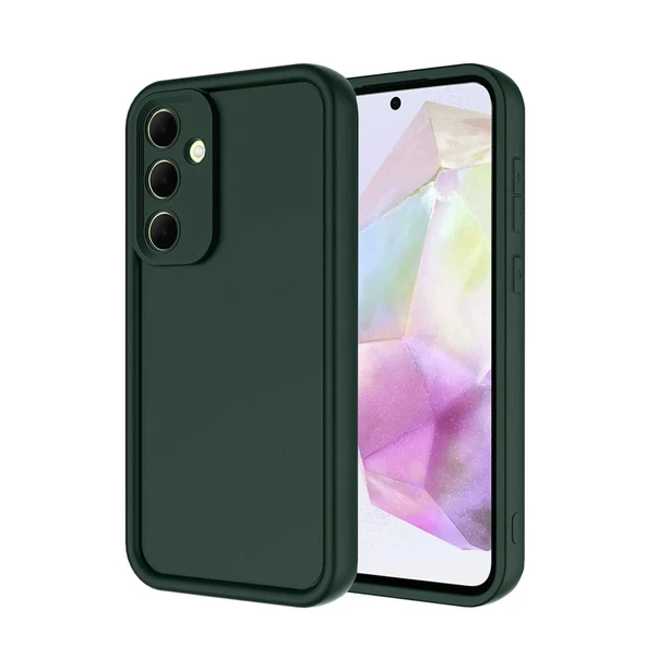 Samsung Galaxy A17 5g Viera Silikon - Koyu Yeşil ürün görseli 1