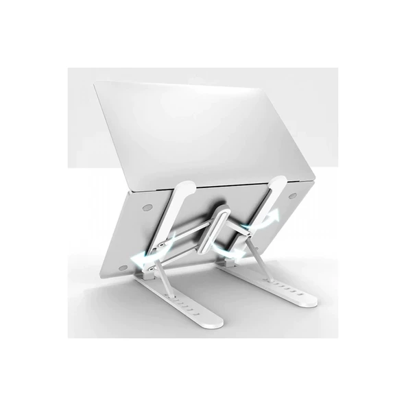 P1 Abs Laptop Standı - Siyah - Resim 3