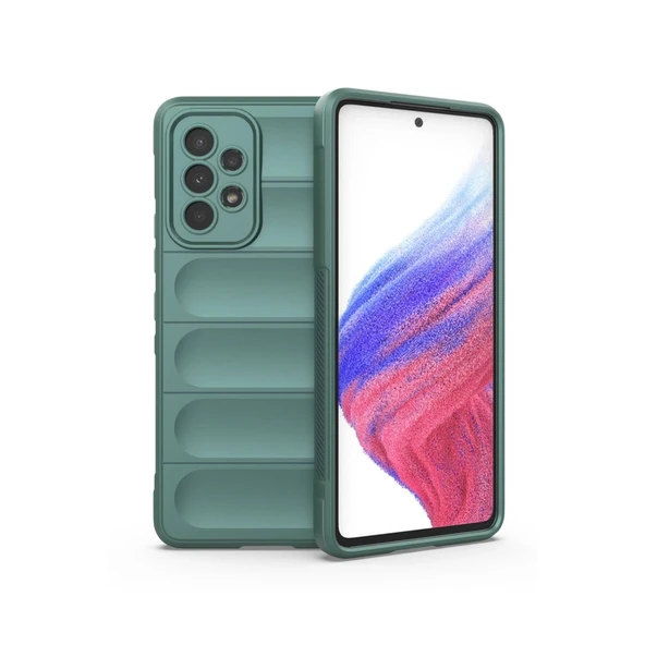 Samsung Galaxy A53 5g Kılıf Optimum Silikon - Koyu Yeşil ürün görseli 1