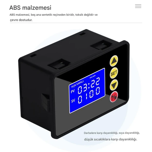 YATE10 G3050 12Volt 20A Zaman Rölesi - Resim 6
