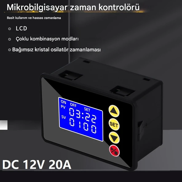 YATE10 G3050 12Volt 20A Zaman Rölesi - Resim 2