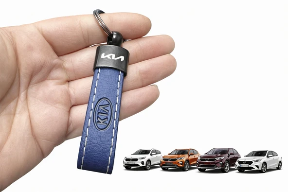 Kia Suni Deri Anahtarlık – Şık Tasarım, Dayanıklı Metal, Premium Görünüm Lacivert 1 Adet ürün görseli 1