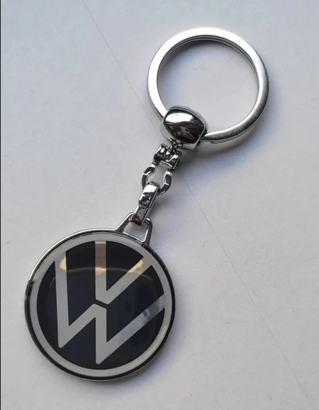 Volkswagen YENİ Logo Damla Otomobil Anahtarlığı Yeni Logo Çift Taraflı 1.KALİTE ürün görseli 1