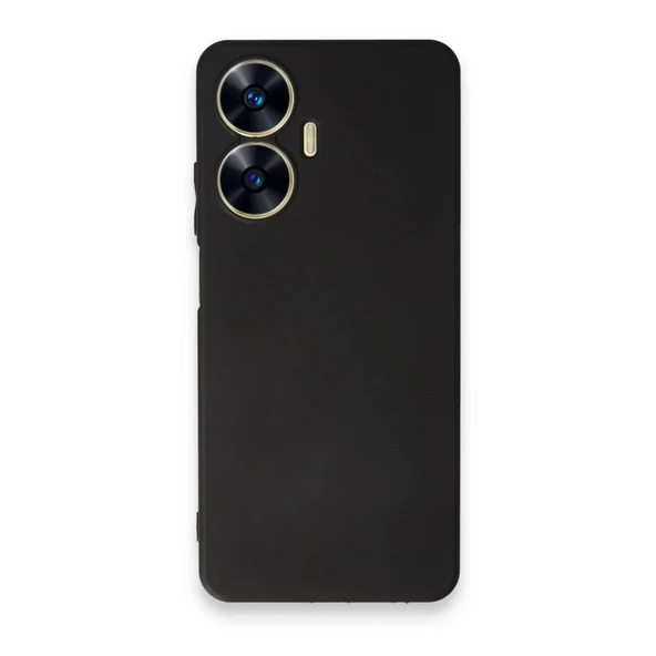 Realme C55 Kılıf First Silikon - Siyah ürün görseli 1