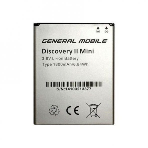 General Mobile Discovery 2 Mini Batarya Pil 100 Orjinal ürün görseli 1