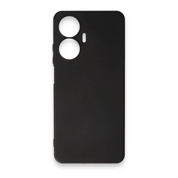 Realme C55 Kılıf First Silikon - Siyah - Resim 3