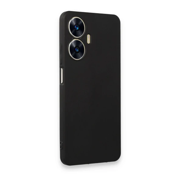 Realme C55 Kılıf First Silikon - Siyah - Resim 2