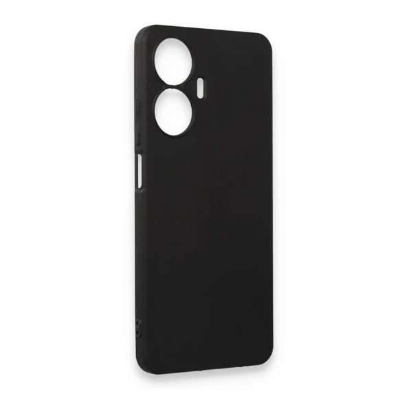 Realme C55 Kılıf First Silikon - Siyah - Resim 4