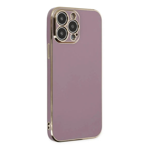 İphone 14 Pro Max Kılıf Volet Silikon - Mor ürün görseli 1