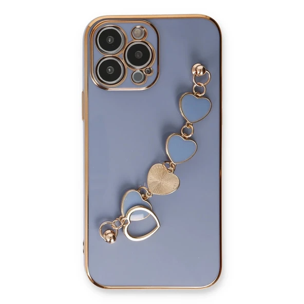 İphone 14 Pro Max Kılıf Esila Silikon - Gri - Resim 2