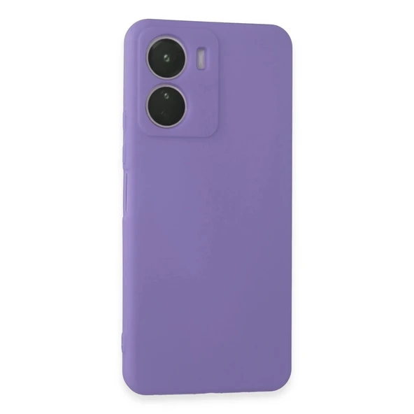 Vivo Y16 Kılıf First Silikon - Lila ürün görseli 1