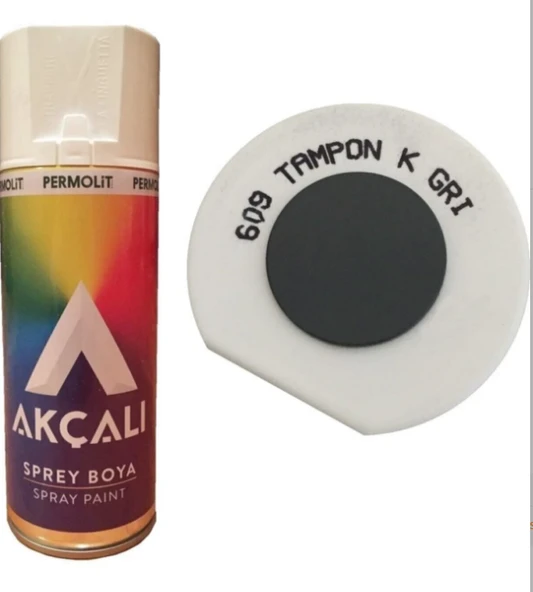 Akçalı Tampon Boyası 400 ML Koyu Gri ürün görseli 1