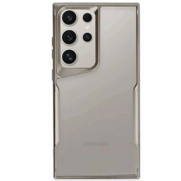 Samsung Galaxy S25 Ultra Kılıf Boyi Silikon Kapak - Titan Gri ürün görseli 1