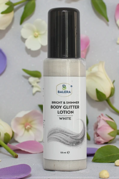 Vücut Losyonu Beyaz Simli Işıltılı Uzun Süre Kalıcı Koku Nemlendiricili 125 ml ürün görseli 1