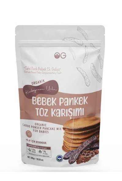 OG KEÇİBOYNUZU UNLU BEBEK PANKEK TOZ KARIŞIMI 300 G ürün görseli 1