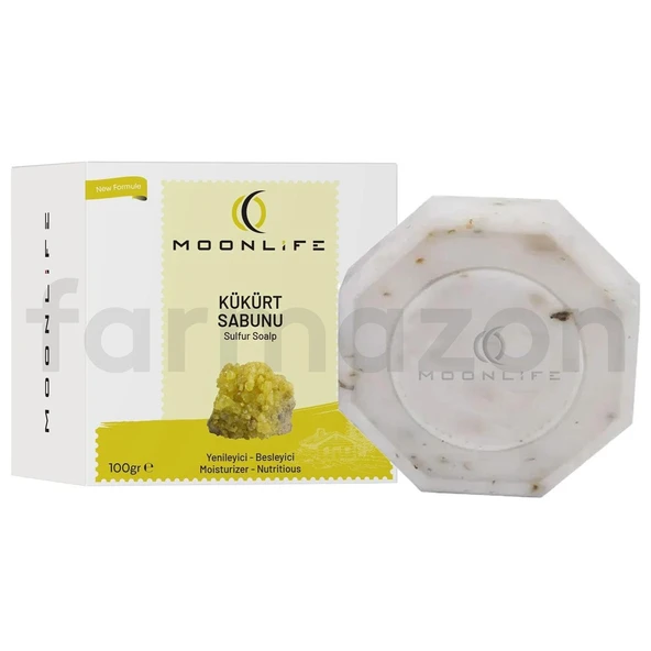 Moonlife Kükürtlü Doğal Sabun 100 gr ürün görseli 1