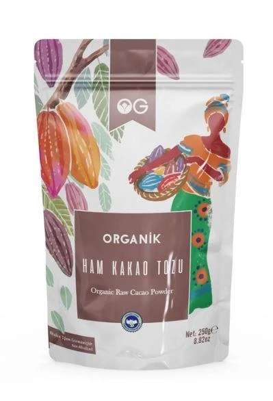 OG NATURAL ORGANİK HAM KAKAO 250 G ürün görseli 1