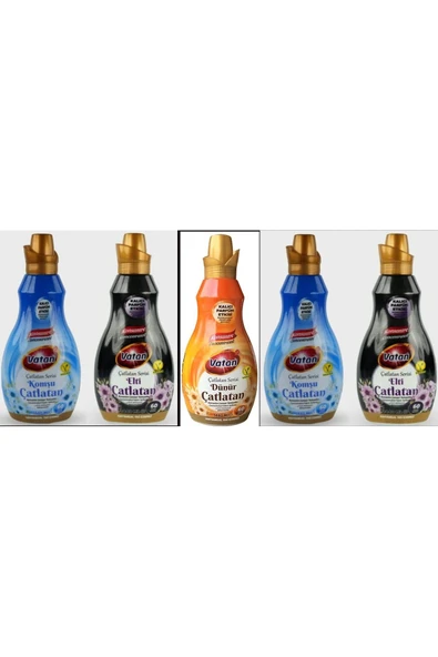 Konsantre Çamaşır Yumuşatıcı 1.440 ml Çatlatan seri Komşu 2 + Elti + Dünür 1 = 5 li ürün görseli 1