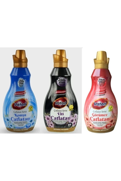 KONSANTRE ÇAMAŞIR YUMUŞATICI KOMŞU- ELTİ - GÖRÜMCE ÇATLATAN 1440 ML X 3 LÜ SET ürün görseli 1