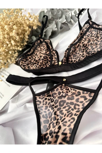 Allure Leopar İç Çamaşır Takımı - Resim 2