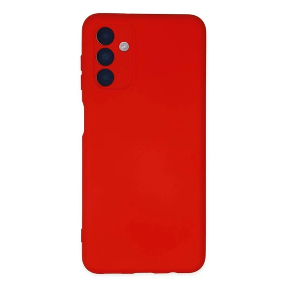 Samsung Galaxy A04s Kılıf Nano İçi Kadife Silikon - Kırmızı ürün görseli 1