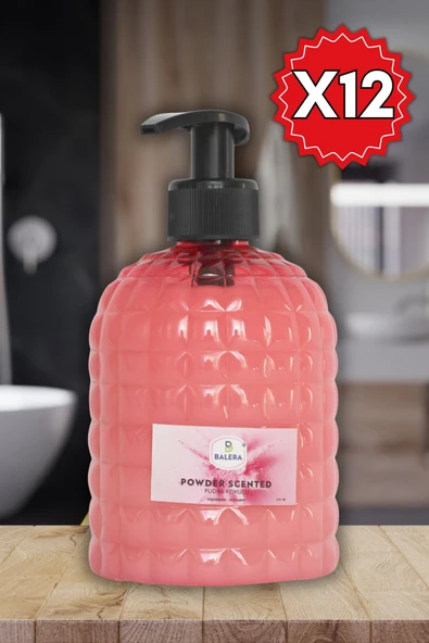 Sıvı Sabun Pudra Kokulu 500 Ml 12 Adet ürün görseli 1