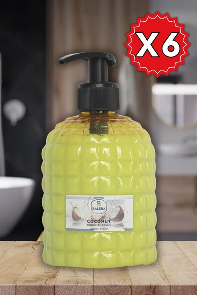 Sıvı Sabun H.Cevizi Coconut 500 Ml 6 Adet ürün görseli 1