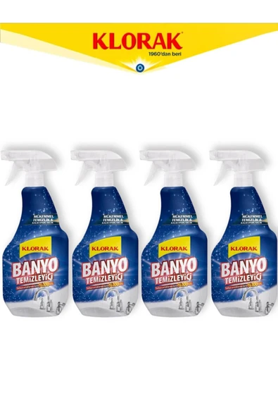 BANYO TEMİZLEYİCİ 750 ML 4 ADET ürün görseli 1