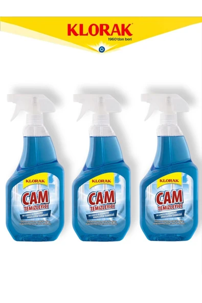 CAM TEMİZLEYİCİ 925 ML 3 ADET ürün görseli 1