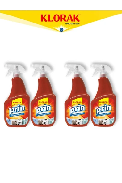 NİLPRİN ÇOK AMAÇLI TEMİZLEYİCİ 750 ML 4 ADET ürün görseli 1