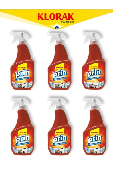 NİLPRİN ÇOK AMAÇLI TEMİZLEYİCİ 750 ML 6 ADET ürün görseli 1