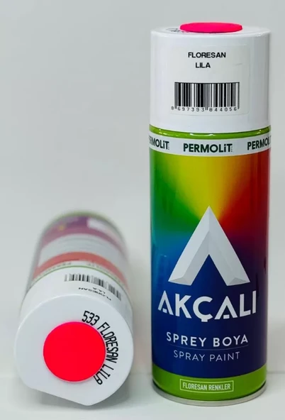 Akçalı Sprey Boya 400 ML Floresan Lila 533 ürün görseli 1