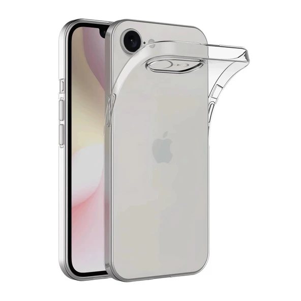İphone 16e Kılıf Lüx Şeffaf Silikon ürün görseli 1