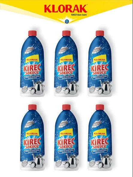 KLORAK KİREÇ SÖKÜCÜ 750 ML 6 ADET ürün görseli 1