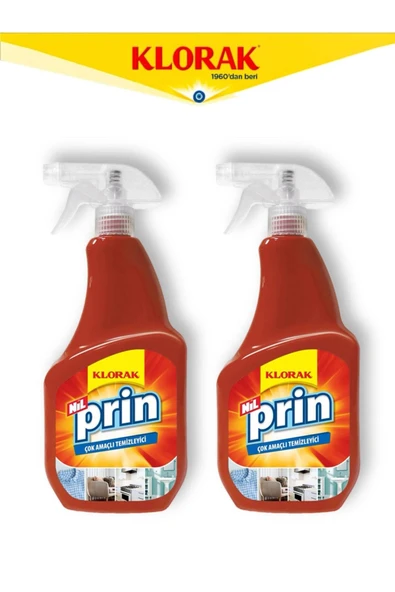 NİLPRİN ÇOK AMAÇLI TEMİZLEYİCİ 750 ML 2 ADET ürün görseli 1