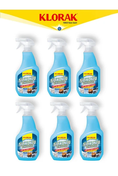SİLİKONLU TEMİZLEYİCİ 800 ML 6 ADET ürün görseli 1