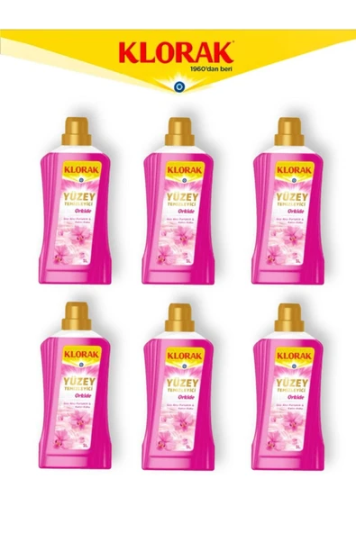 YÜZEY TEMİZLEYİCİ ORKİDE 1000 ML 6 Adet ürün görseli 1