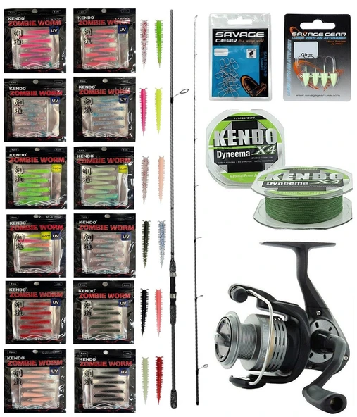 YekOutdoor Silikonlu LRF Seti Okuma Wave Up Spin 180cm 3-14gr 2 Parça Olta Kamışı&Okuma Revenger RV-25 FD Olta Makinesi ürün görseli 1