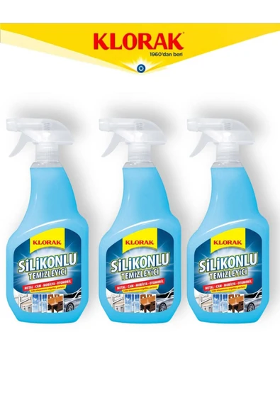 SİLİKONLU TEMİZLEYİCİ 800 ML 3 ADET ürün görseli 1