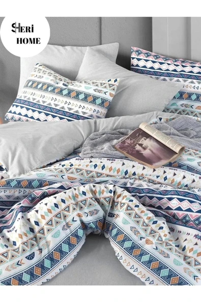 Sheri Home Basic Orange Çarşafı Lastikli Çift Kişilik Nevresim Takımı 200x220 %100 Pamuk01453020 ürün görseli 1