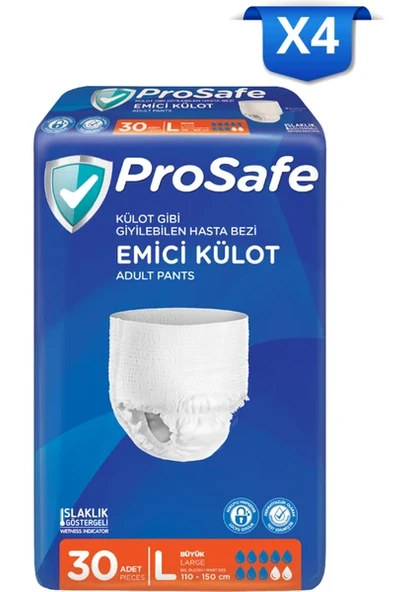 Prosafe Yetişkin Emici Külot Bez Büyük boy 120 adet ürün görseli 1