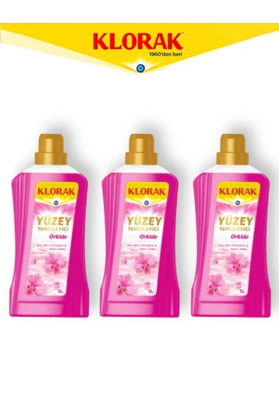 YÜZEY TEMİZLEYİCİ ORKİDE 1000 ML 3 Adet ürün görseli 1