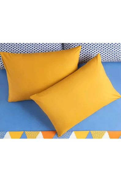 Sheri Home Yastık Kılıfı Set %100 Pamuk ( 2 Adet 50x70) Yellowship00211450 ürün görseli 1
