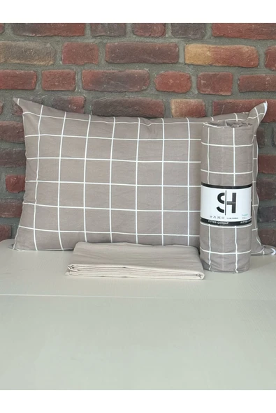 Sheri Home Tekstil Jersey  %100 Doğal Pamuklu Tek / Çift Kişilik  Çarşaf Seti SHERi188894896 ürün görseli 1