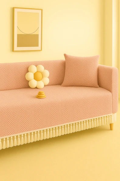 Sheri Home Berlina Koltuk Örtüsü Kaymaz Kumaş Özelliği | Koltuk Şalı 180 X 200 ürün görseli 1