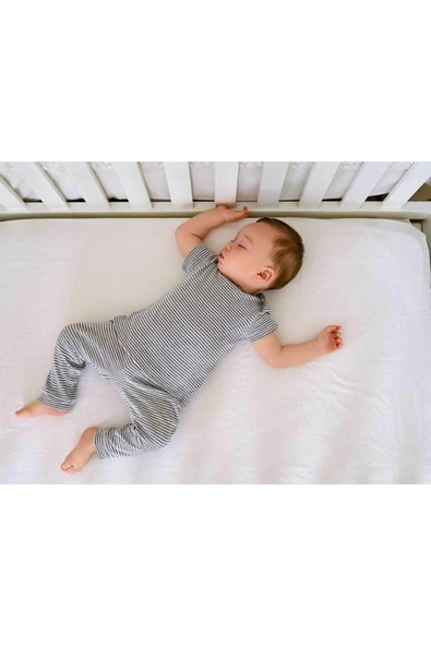 Sheri Home Tekstil Sıvı Geçirmez Sheri Beyaz Bebek Alezi 60x120 Sheri0084 -güvenli Alişverişin Adresi ürün görseli 1